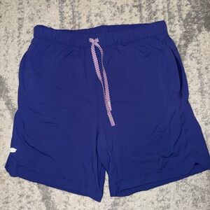 Purple Fabletics Athletic Shorts Lined with Drawstring